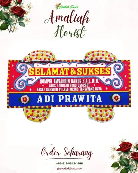 Papan Bunga Ucapan Selamat Karangjambe